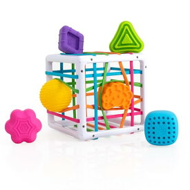 ファットブレイン(Fat Brain Toys) 赤ちゃんおもちゃ イニービン 指先知育 ゴムボックス FA251-1 正規品