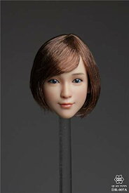 [TOYBARJAPAN] 1/6スケール アクションフィギュア用 QI AN TOYS DR-007A アジアン美人 ジュニア女子高生女性 ヘッド(素体と服は含み