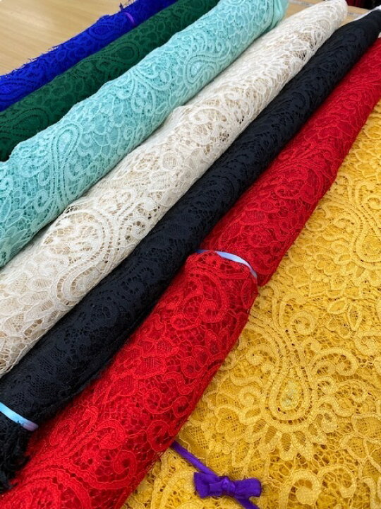 楽天市場 全9色 ペイズリー コード レース生地 布地 布 花柄 衣装生地 衣装 コスプレ コスチューム ダンス バトン バレエ ステージ スカート ワンピース ブラウス 広幅 多色 生地と衣装のお店 ルアンドール