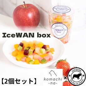 【北斗晶プロデュース】アイスわんボックス【2個セット】 「Ice WAN box」 (コラソン) おやつ おやつ ペットフード アイスプレゼント ペット 犬 水分補給に 美味しい アイス アイスキューブ