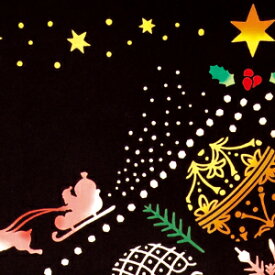 【メール便可】 気音間 手ぬぐい クリスマス Ornament Tree 注染 特岡 綿100% 日本製 クリスマスツリー サンタクロース トナカイ 12月 ギフト 贈り物 kenema てぬぐい 手拭い
