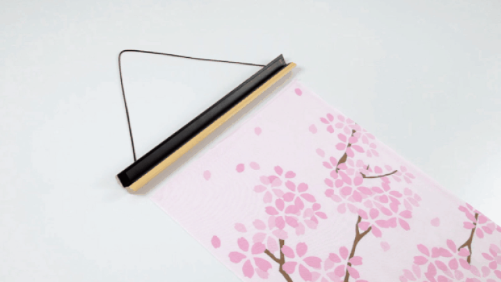 楽天市場】手ぬぐいタペストリー マグネット式 長さ 約39cm