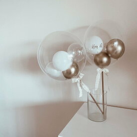 【バルーン】bubble stick balloon×1本 【結婚式 ウェルカムグッズ バルーン】