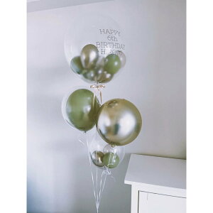 �y�o���[�������zbubble bouquet(olive×gold) �y������ �E�F���J���O�b�Y �o���[�� �I�[�_�[���C�h�z