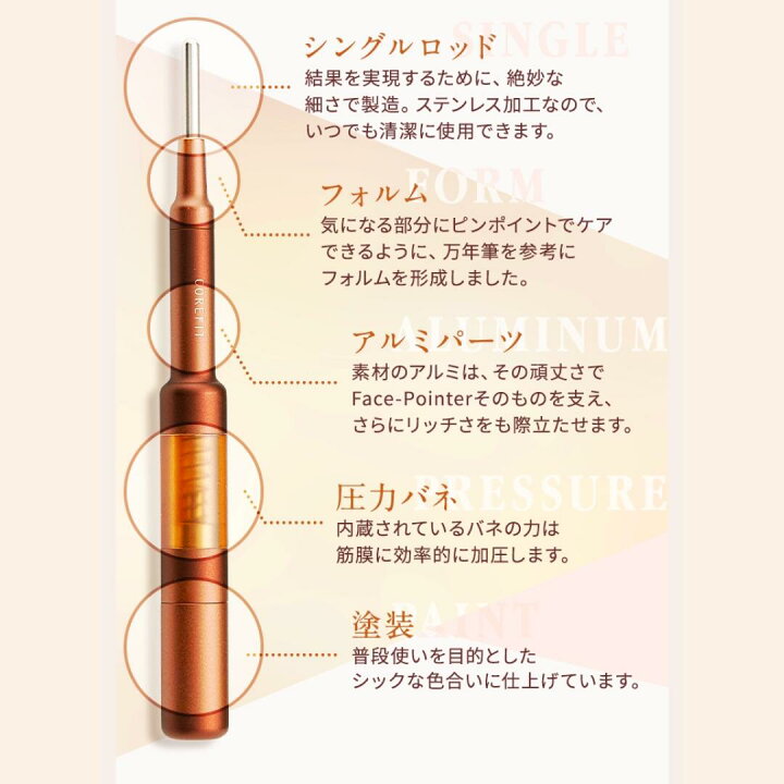 楽天市場】COREFIT公式 フェイスポインター Face pointer 美顔器 コリ  