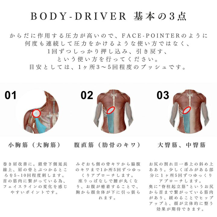 楽天市場】【COREFIT公式】ボディードライバー 純国産 マッサージガン 