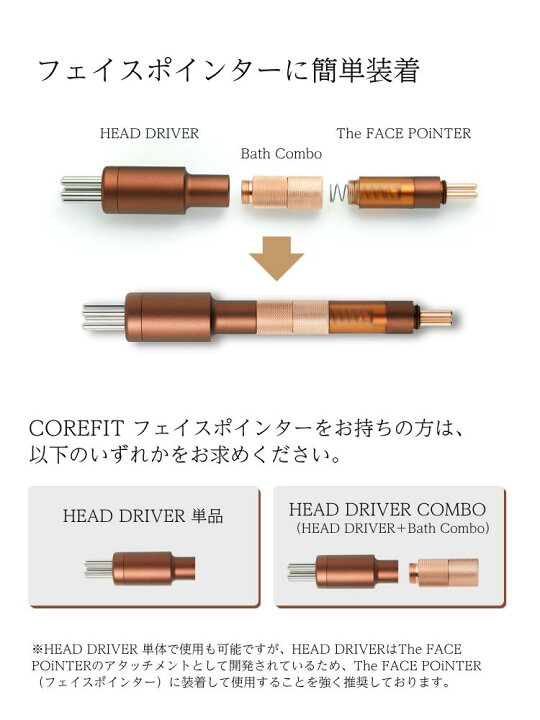 コアフィット バスコンボ ヘッドドライバーコアフィット フェイス 
