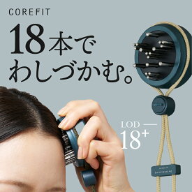 【正規品】The HORiZONE™（ザ・ホライゾン）頭のコリほぐし 表情筋 ほうれい線 リフトアップ フェイスライン ヘッド用ポスポス 純日本製 フェイスポインター コアフィット 頭皮ブラシ 頭皮マッサージ ヘッドスパ
