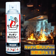 【1本】 消火スプレー エアゾール式簡易消火具 キッチン消火スプレー 消火器 消化器 火消し 家庭用 厨房 …
