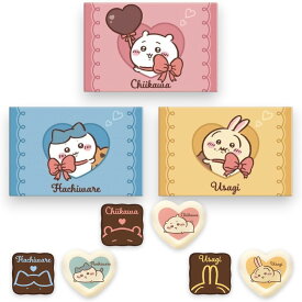 【専用袋付き 3種類 各1個セット】ハート ちいかわプチギフト 14g バレンタイン チョコ ちいかわ (POS)