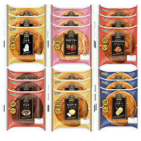 【6種類 18個入】 COMO コモ パン デニッシュ (ミルク ストロベリー メープルキャラメル カスタード バター チョコ) 　　　　送料無料