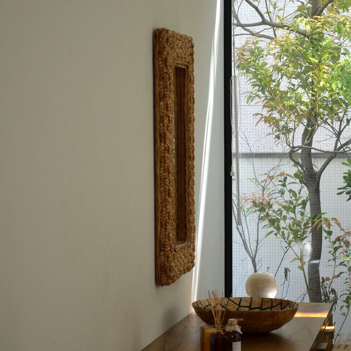 楽天市場】送料無料 ウォーターヒヤシンス ミラー《ヴィオラ》鏡  