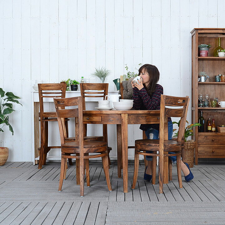 楽天市場】送料無料 アジアン バリ テーブル 食卓 家具 ダイニング 