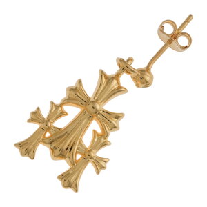 Nn[c(chrome hearts) 22K gvCHNX hbv 3 CH CROSS DROP yS[hsAXz