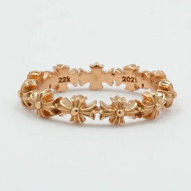 クロムハーツ(chrome hearts) 22K タイニーEバンド GLD TINY E BAND【ゴールドリング】9号 アクセサリー シルバー925 メンズ レディース 人気 正規品