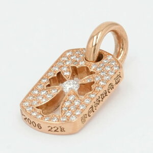 Nn[c(chrome hearts) 22K ^Cj[JbgAEgNX hbO^O PAVE DIA TINY CO CROSS DOG TAG yS[hlbNXgbv `[ pF _Chz