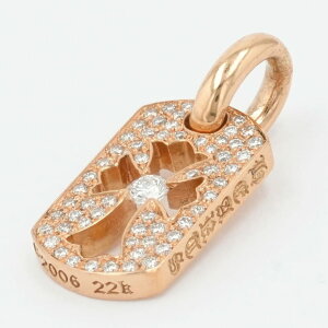 Nn[c(chrome hearts) 22K ^Cj[JbgAEgNX hbO^O PAVE DIA TINY CO CROSS DOG TAG yS[hlbNXgbv `[ pF _Chz