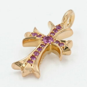 �N�����n�[�c(chrome hearts) 22K �^�C�j�[�t�@�b�g�N���X PAVE P SP CRS F TINY �y�S�[���h�l�b�N���X�g�b�v �`���[�� �p���F �s���N�T�t�@�C�A�z