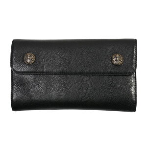 �y�}���\����8%OFF�N�[�|���I�z�N�����n�[�c(chrome hearts) �E�F�[�u�E�H���b�g WAVE WALLET �y�V���o�[�����z�z�y�V�i�z