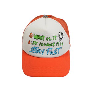 �y�}���\����8%OFF�N�[�|���I�z�N�����n�[�c(chrome hearts) PPO STAY FAST �v�����g �y�g���b�J�[�L���b�v/TRUCKER CAP�z�y�I�����W�z SIZE:ONE