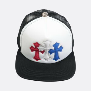 �y�}���\����8%OFF�N�[�|���I�z�N�����n�[�c(chrome hearts) 3�N���X�p�b�` �y�g���b�J�[�L���b�v/TRUCKER CAP�z�y�z���C�g×���b�h×�u���[�z�y�V�i�z SIZE:ONE