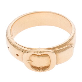 クロムハーツ(chrome hearts) 22K ガンスリンガーバックル ベルトモチーフ GLD GUNSLINGER BUCKLE BELT 19号 【ゴールドリング】 アクセサリー シルバー925 メンズ レディース 人気 正規品