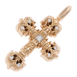 Nn[c(chrome hearts) 22K ^Cj[tBO[ PAVE DIA TINY FILIGREE yS[hlbNXgbv `[ pF _Chz