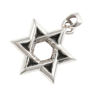 Nn[c CHROME HEARTS [W X^[Iu_rf LG STAR OF DAVID yVo[lbNXgbv y_gz lbNX y_g Vo[925 Y fB[X lC Ki