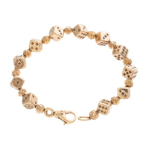 Nn[c CHROME HEARTS 22K _CX&r[Y DICE BEAD yS[huXbgz uXbg oO Vo[925 Y fB[X lC Ki