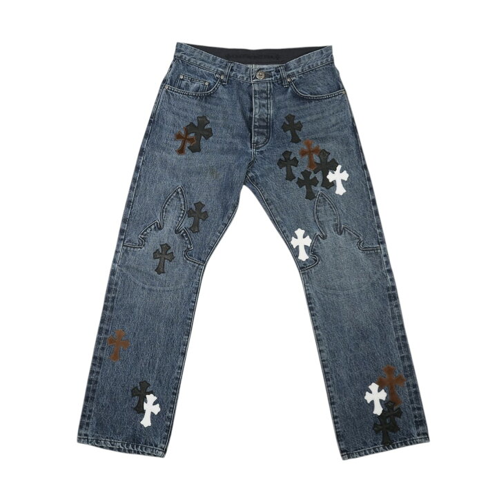 楽天市場】クロムハーツ CHROME HEARTS クロスパッチ付きフレアニー 