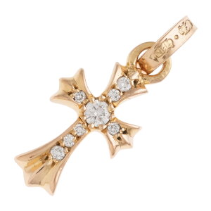 Nn[c CHROME HEARTS 22K xCr[t@bg PAVE DIA CRS BBYFAT yS[hlbNXgbv `[ pF _ChzC{CXt lbNX y_g Vo[925 Y fB