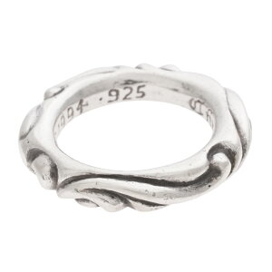 Nn[c CHROME HEARTS XN[oh SCROLL BANDyVo[Oz 9`12.5 O w Vo[925 Y fB[X lC Ki