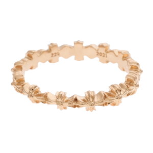 Nn[c CHROME HEARTS 22K ^Cj[Eoh GLD TINY E BAND 16 yS[hOz O w Vo[925 Y fB[X lC Ki