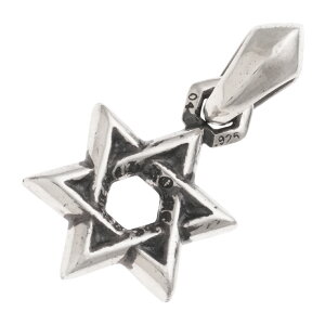 クロムハーツ CHROME HEARTS スターオブダビデ STAR OF DAVID 【シルバーネックレストップ チャーム】 ネックレス ペンダント シルバー925 メンズ レディース 人気 正規品