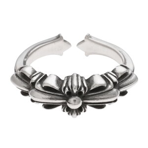 Nn[c CHROME HEARTS xCr[NVbN_ut[NX BABY CLASSIC DOUBLE FLORAL CROSSyVo[Oz 8 O w Vo[925 Y fB[X lC Ki