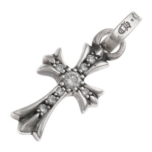 Nn[c CHROME HEARTS xCr[t@bg PAVE DIA CRS BBYFAT yVo[lbNXgbv `[ pF _Chz lbNX y_g Vo[925 Y fB[X lC Ki