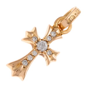 Nn[c CHROME HEARTS 22K xCr[t@bg PAVE DIA CRS BBYFAT yS[hlbNXgbv `[ pF _Chz lbNX y_g Vo[925 Y fB[X lC K