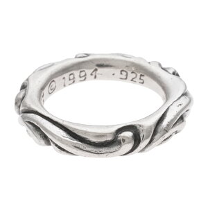 Nn[c CHROME HEARTS XN[oh SCROLL BANDyVo[Oz 11.5 O w Vo[925 Y fB[X lC Ki