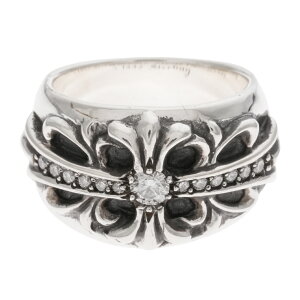 Nn[c CHROME HEARTS t[NX PAVE DIA FLORAL CROSSyVo[O pF _Chz 12 O w Vo[925 Y fB[X lC Ki