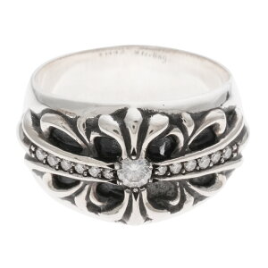 Nn[c CHROME HEARTS t[NX PAVE DIA FLORAL CROSSyVo[O pF _Chz 21 O w Vo[925 Y fB[X lC Ki