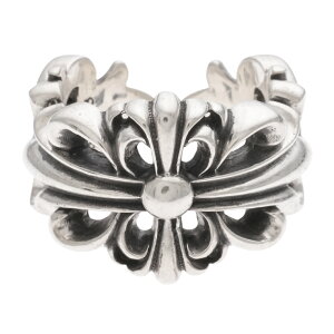 Nn[c CHROME HEARTS _ut[NX DOUBLE FLORAL CROSSyVo[Oz 11 O w Vo[925 Y fB[X lC Ki