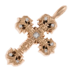 Nn[c(chrome hearts) 22K ^Cj[tBO[ PAVE DIA TINY FILIGREE yS[hlbNXgbv `[ pF _Chz