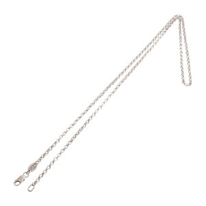 クロムハーツ CHROME HEARTS ロールチェーン 18インチ R18 NECK CHAIN 【シルバーネックレス チェーン】 ネックレス ペンダント シルバー925 メンズ レディース 人気 正規品