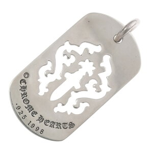 Nn[c CHROME HEARTS [W@C_K[ hbO^O LG VINE DAGGER DOG TAG yVo[lbNXgbv y_gz lbNX y_g Vo[925 Y fB[X lC Ki