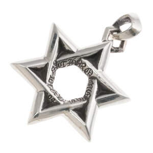 Nn[c CHROME HEARTS [W X^[Iu_rf LG STAR OF DAVID yVo[lbNXgbv y_gz lbNX y_g Vo[925 Y fB[X lC Ki