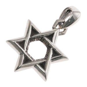 クロムハーツ CHROME HEARTS スターオブダビデ STAR OF DAVID 【シルバーネックレストップ ペンダント】 ネックレス ペンダント シルバー925 メンズ レディース 人気 正規品