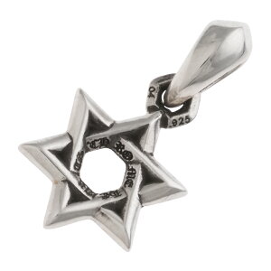 Nn[c CHROME HEARTS X^[Iu_rf STAR OF DAVID yVo[lbNXgbv `[z lbNX y_g Vo[925 Y fB[X lC Ki