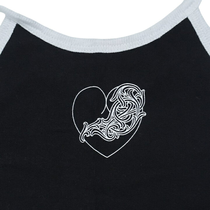 楽天市場】クロムハーツ(chrome hearts) CAMISOLE ハートプリント  