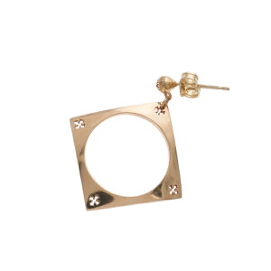 Nn[c(chrome hearts) 22K XNGAT[N hbv PCgnh\ SQUARE CIRCLE KH DROP yS[hsAXz