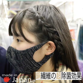 【銅繊維マスク】立体 ニットマスク 抗菌 除菌 ウイルス対策 冬用 フィルター装着 フリーサイズ 2色